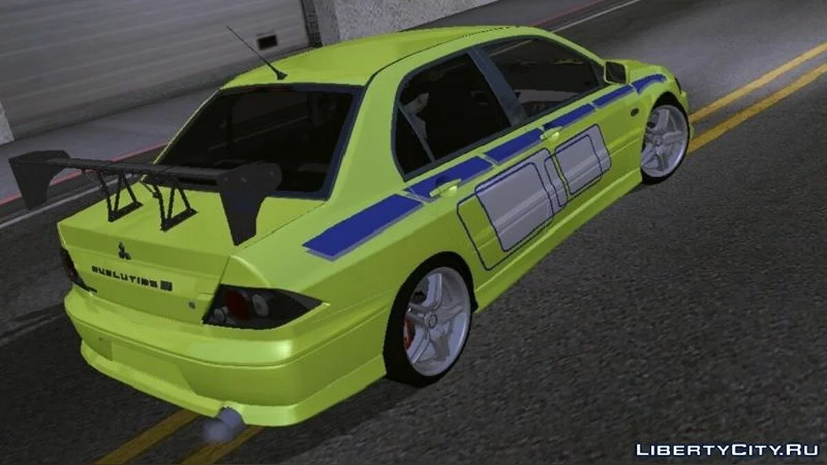 ميتسوبيشي لانسر إيفوليوشن VII DAMD (للكمبيوتر والموبايل) / GTA سان أندرياس (iOS، أندرويد)