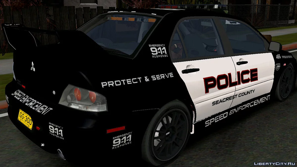 ميتسوبيشي لانسر - شرطة / GTA سان أندرياس (iOS، أندرويد)