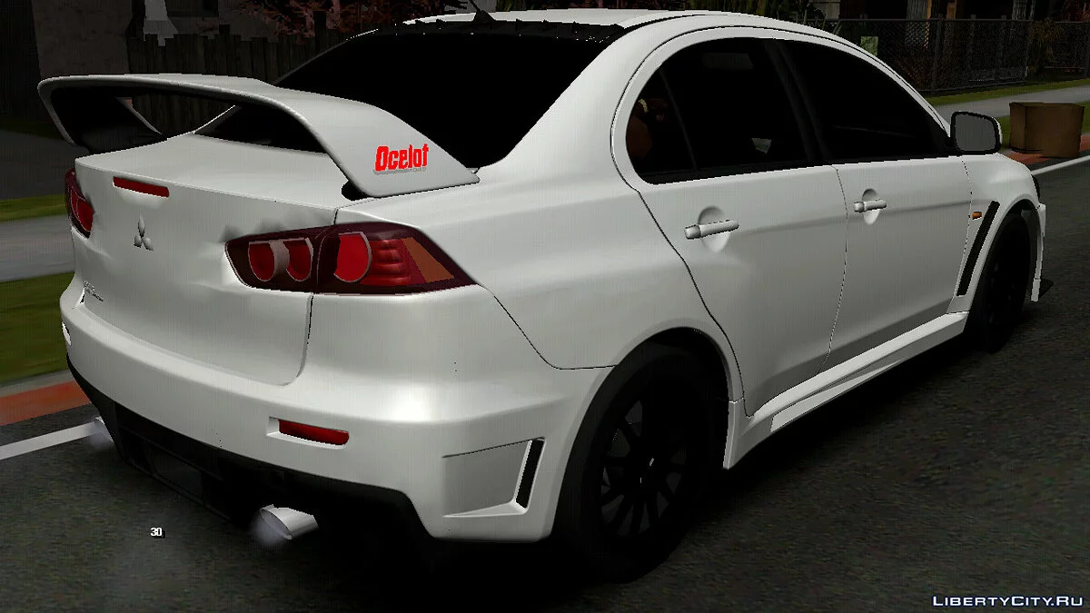 Mitsubishi Lancer Evo X (DFF فقط) / GTA سان أندرياس (iOS، أندرويد)