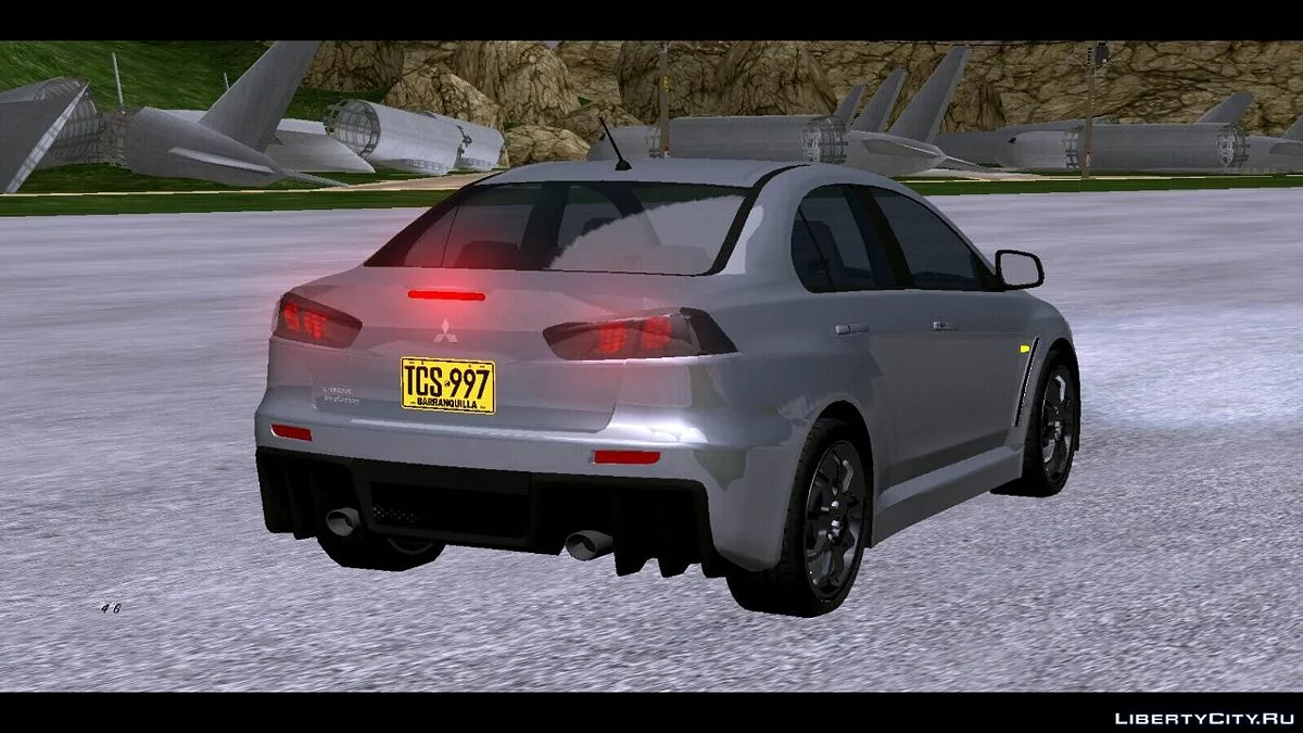 Mitsubishi Lancer Evolution X (hanya DFF) / GTA San Andreas (iOS, Android)