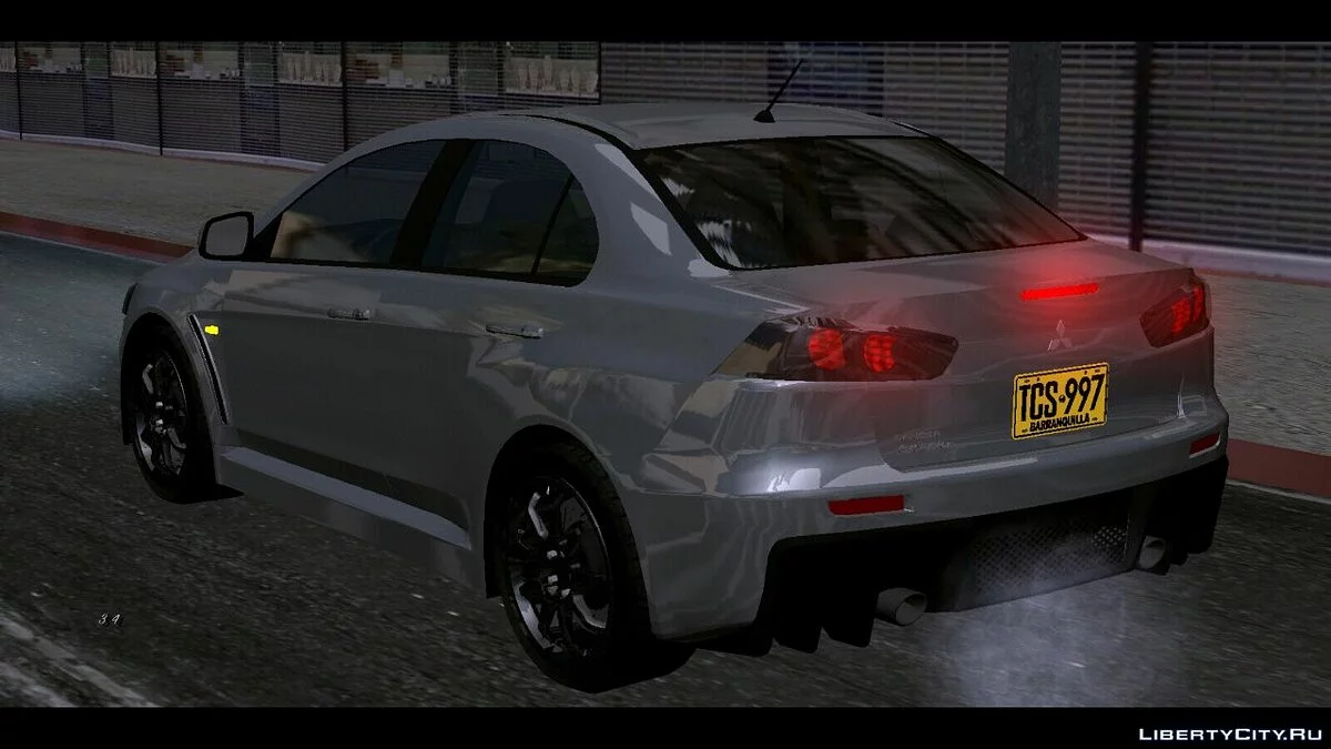 Mitsubishi Lancer Evolution X (hanya DFF) / GTA San Andreas (iOS, Android)