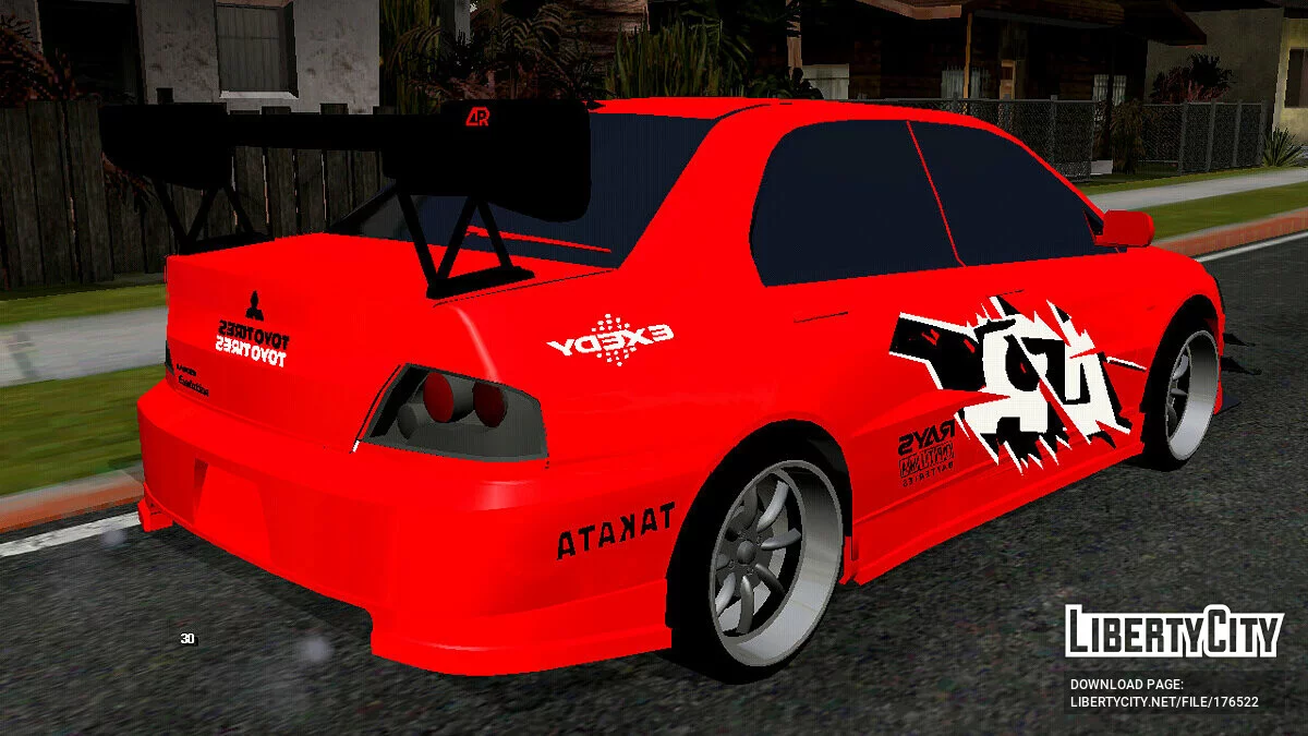 Mitsubishi Lancer EVO (DFF uniquement) / GTA San Andreas (iOS, Android)