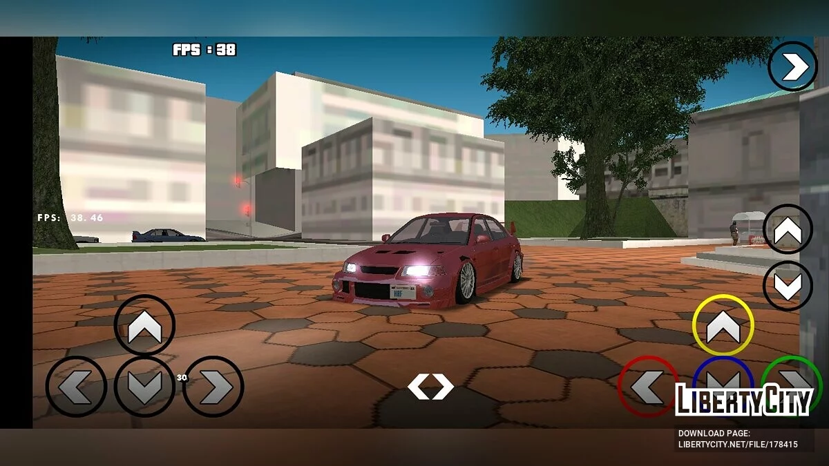 Mitsubishi Lancer Evolution 6 GSR 1999 / GTA San Andreas (iOS, Android)