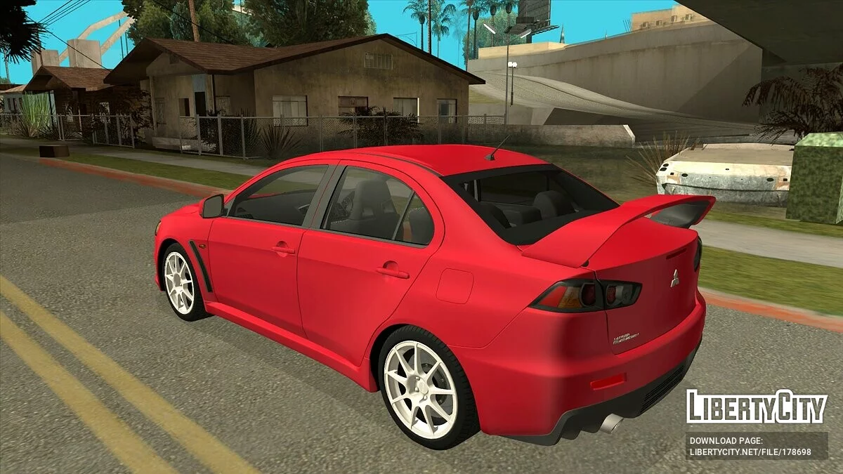 Mitsubishi Lancer Evolution X / GTA سان أندرياس (iOS، أندرويد)