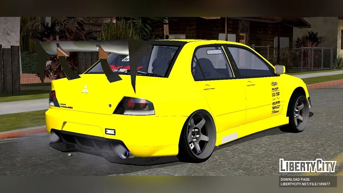 Mitsubishi Lancer EVO IX Street Ghost Racing / GTA San Andreas (iOS, Android)