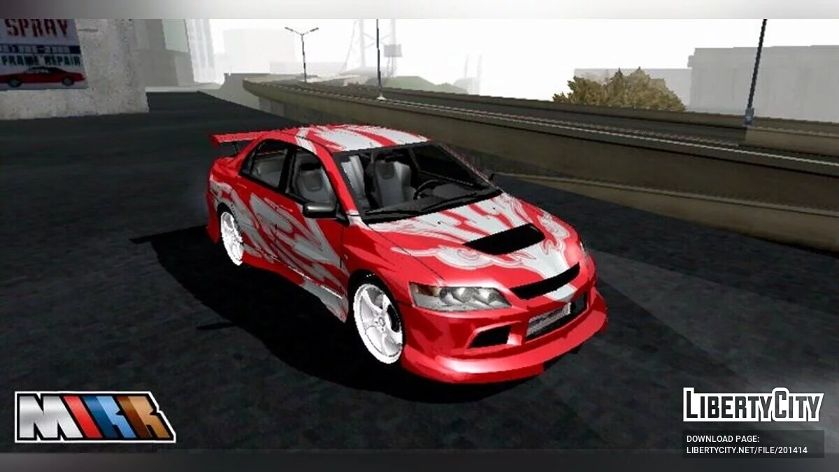 Mitsubishi Lancer Evo IX MR Edition / GTA San Andreas (iOS, Android)