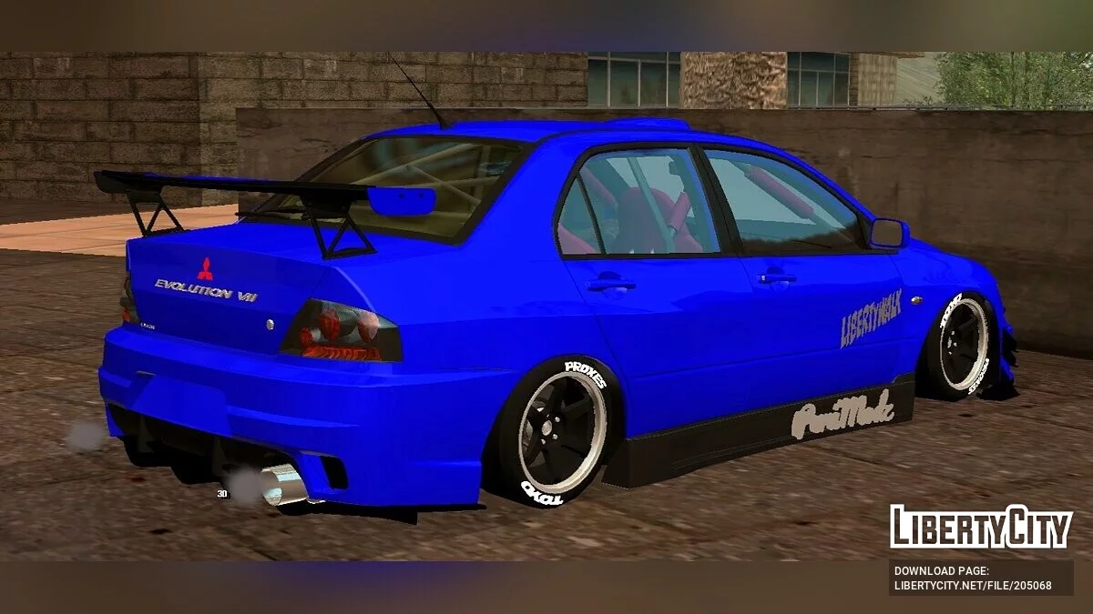 Mitsubishi Lancer Evolution VII (hanya DFF) / GTA San Andreas (iOS, Android)