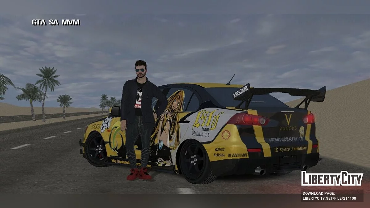 Mitsubishi Lancer Evolution X / GTA San Andreas (iOS, Android)