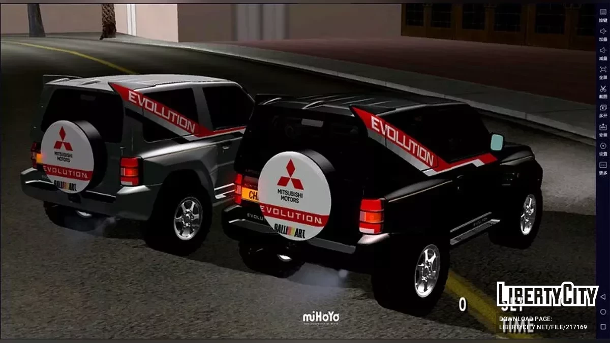 1997 Mitsubishi Montero V55 Evolution RHD / GTA San Andreas (iOS, Android)
