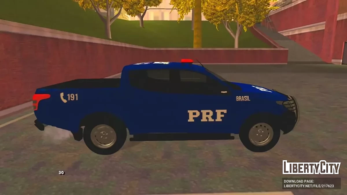 Mitsubishi L200 Поліція PRF GRR Група швидкого реагування / GTA San Andreas (iOS, Android)