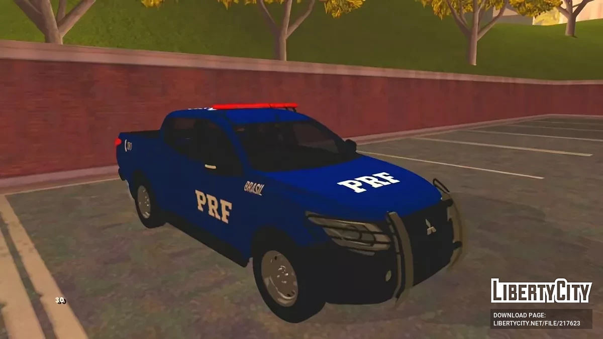 Mitsubishi L200 Поліція PRF GRR Група швидкого реагування / GTA San Andreas (iOS, Android)
