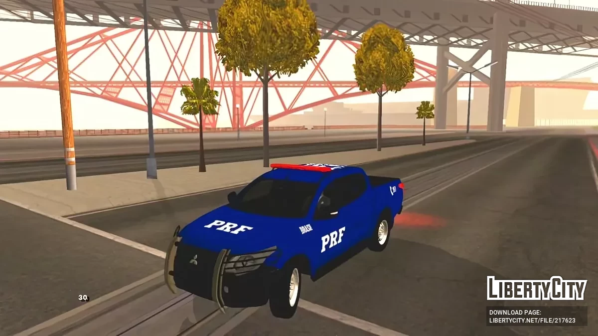 Mitsubishi L200 Поліція PRF GRR Група швидкого реагування / GTA San Andreas (iOS, Android)