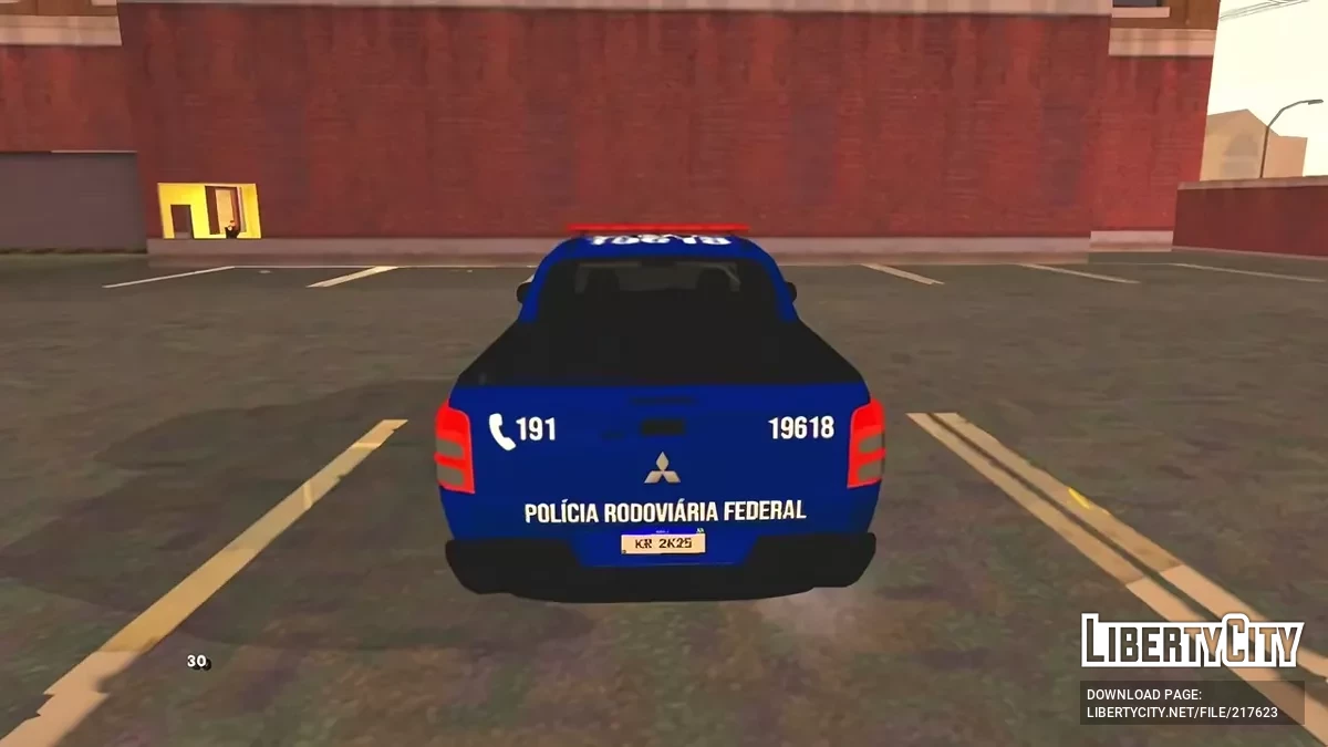 Mitsubishi L200 Поліція PRF GRR Група швидкого реагування / GTA San Andreas (iOS, Android)