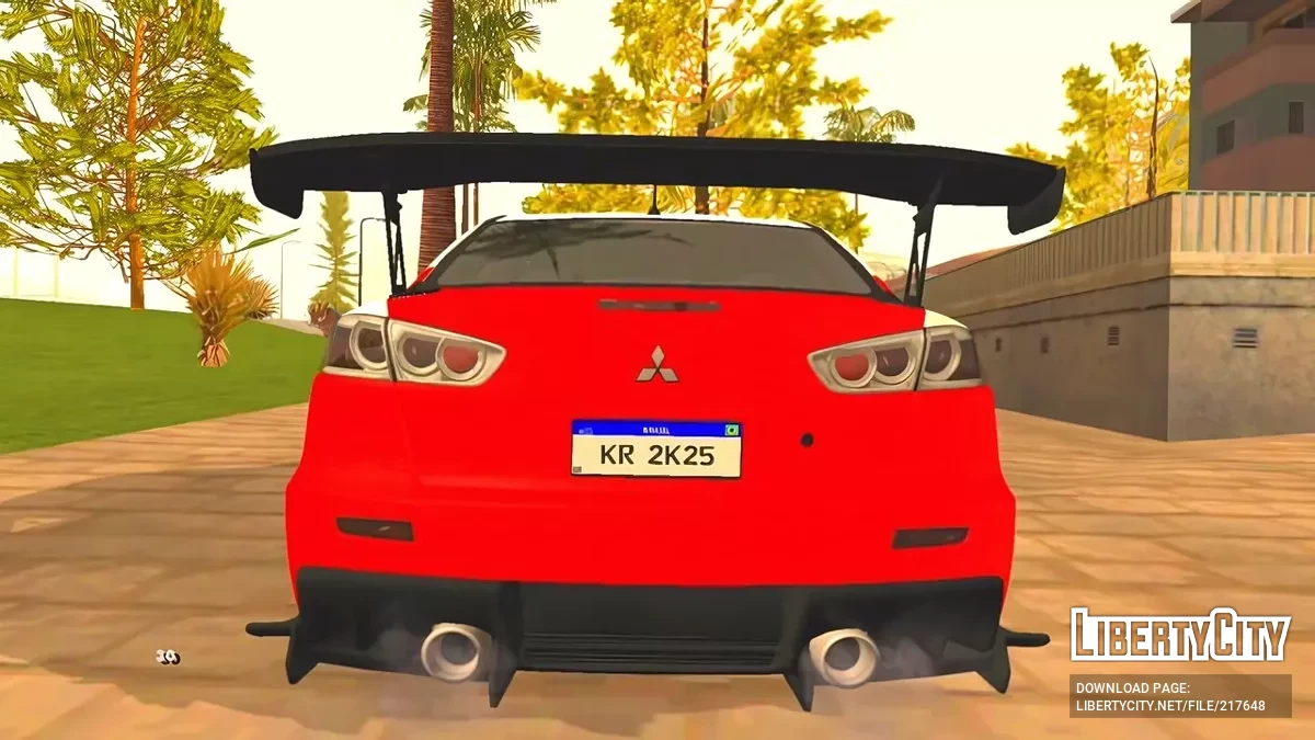 Mitsubishi Lancer Evo X-Drift / GTA San Andreas (iOS, Android)