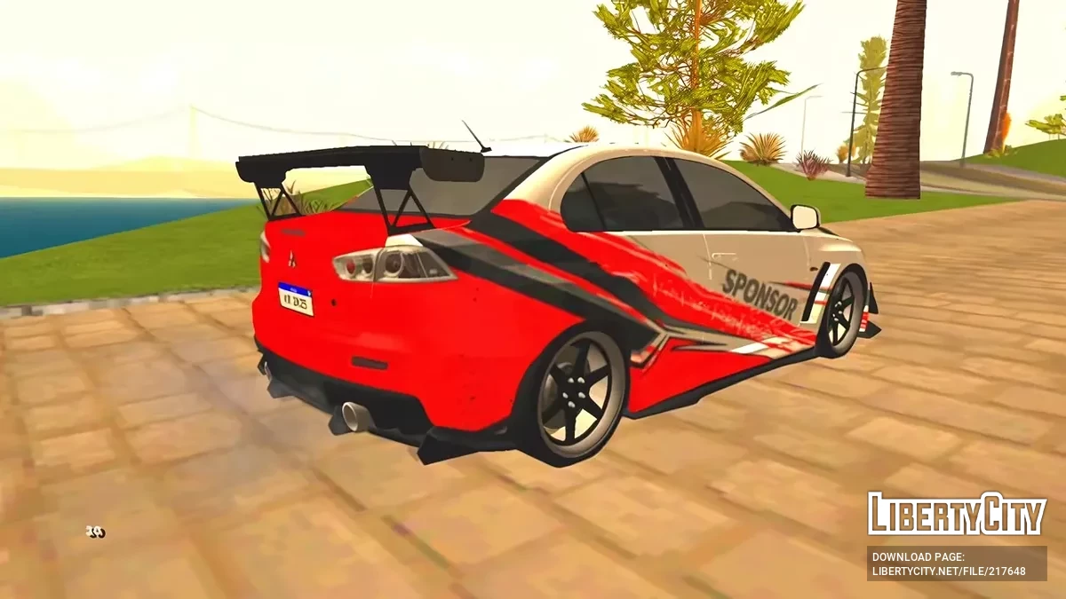 Mitsubishi Lancer Evo X-Drift / GTA San Andreas (iOS, Android)