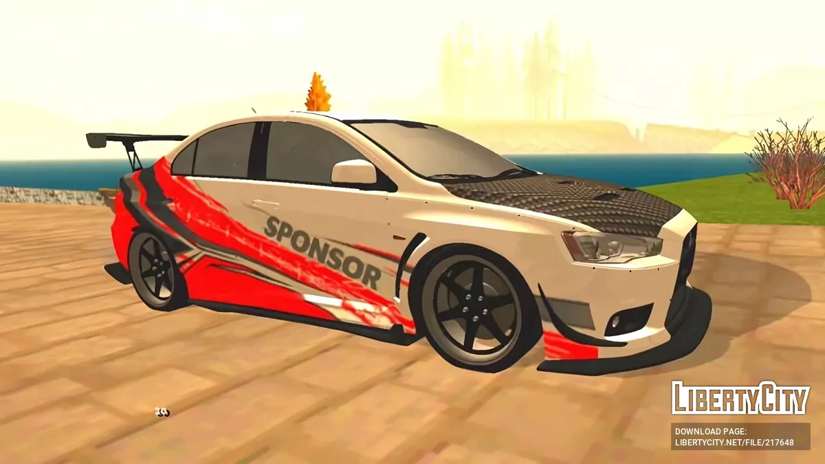Mitsubishi Lancer Evo X-Drift / GTA San Andreas (iOS, Android)
