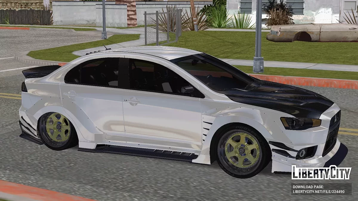 Mitsubishi Lancer Evolution X Kevmannz (Android/PC) / GTA San Andreas (iOS, Android)