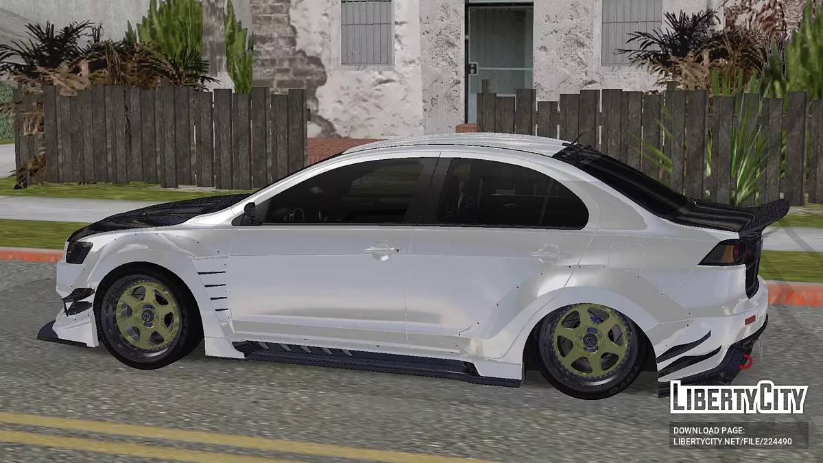 Mitsubishi Lancer Evolution X Kevmannz (Android/PC) / GTA San Andreas (iOS, Android)