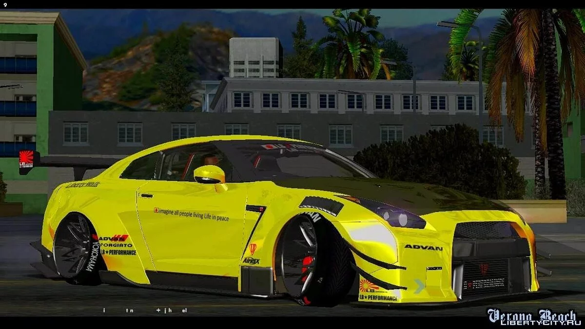 Nissan GT-R35 Libety Walk Type 2 2018 / GTA San Andreas (iOS, Android)