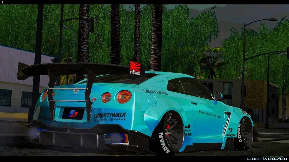Nissan GT-R35 Libety Walk Type 2 2018 / GTA San Andreas (iOS, Android)