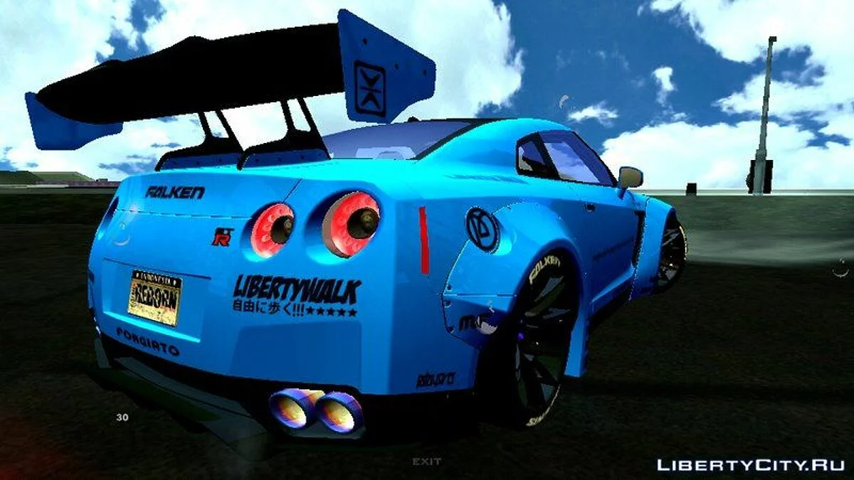 Nissan GTR R35 Преміум Ліберті Уок / GTA San Andreas (iOS, Android)