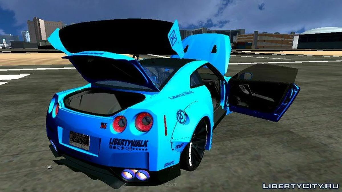 Nissan GTR R35 Преміум Ліберті Уок / GTA San Andreas (iOS, Android)
