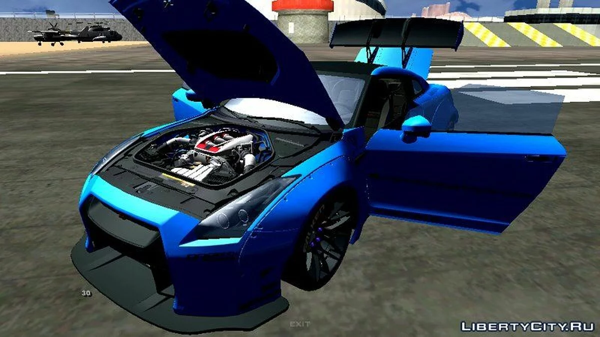 Nissan GTR R35 Преміум Ліберті Уок / GTA San Andreas (iOS, Android)