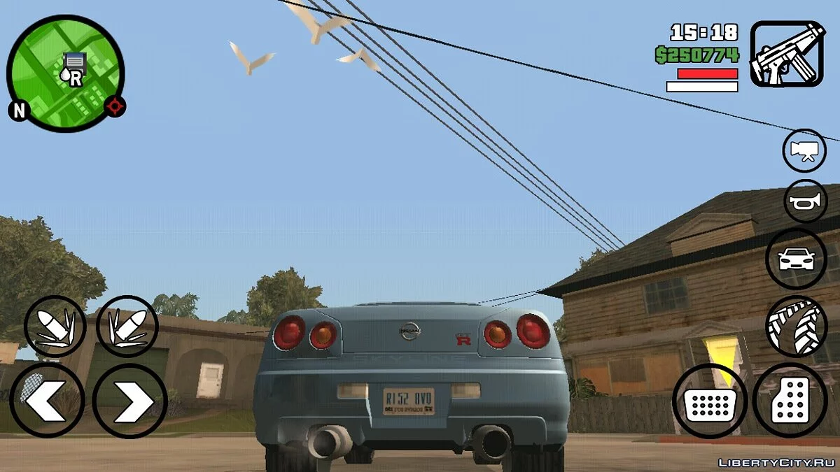 Nissan Skyline GTR R34 (solo DFF) / GTA San Andreas (iOS, Android)