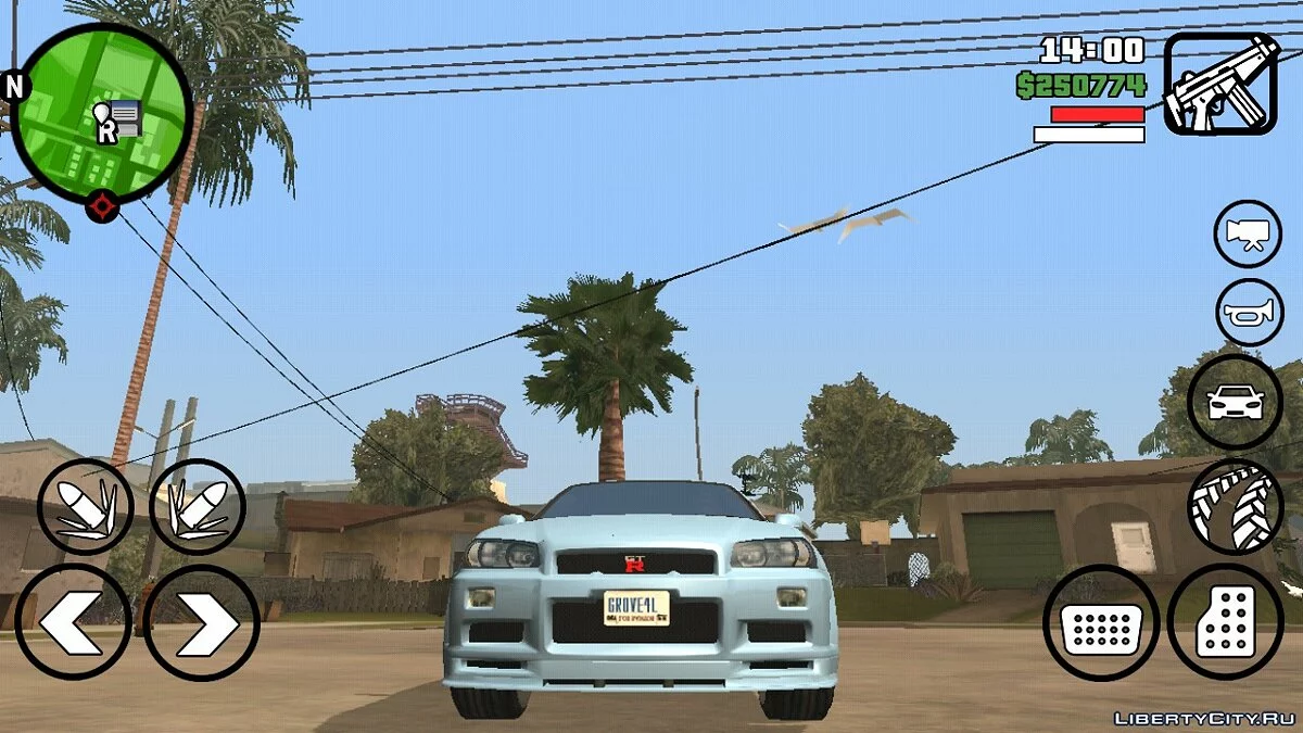 Nissan Skyline GTR R34 (solo DFF) / GTA San Andreas (iOS, Android)
