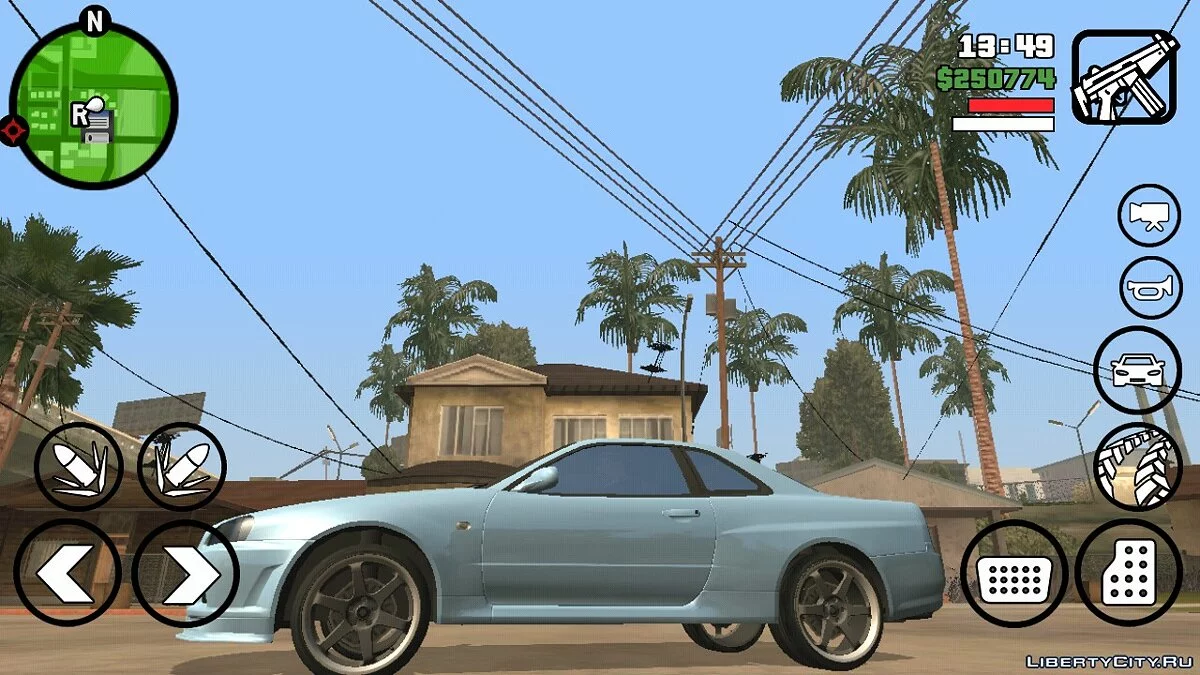 Nissan Skyline GTR R34 (solo DFF) / GTA San Andreas (iOS, Android)