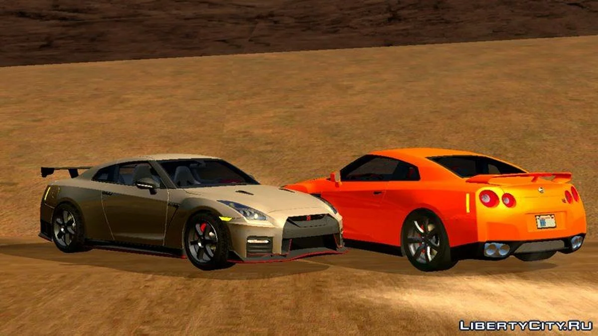 Nissan GT-R 35: Premium 2011 & Nismo 2018 (nur DFF) / GTA San Andreas (iOS, Android)