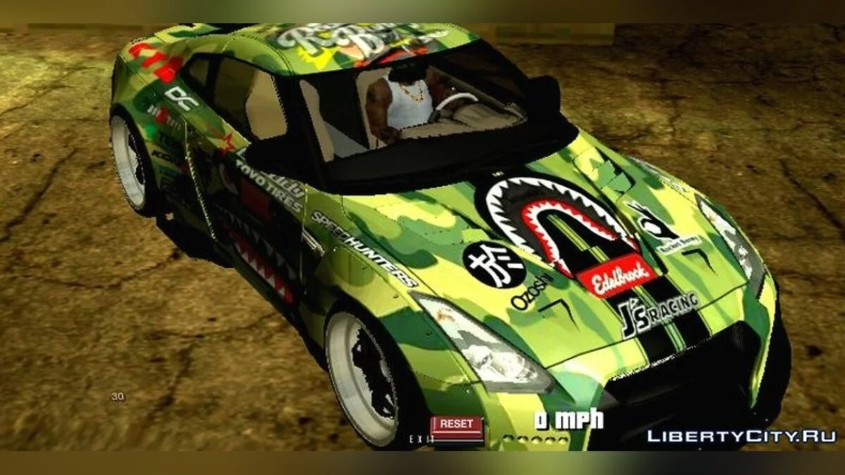 Nissan R35 GT-R Rocket Bunny / GTA San Andreas (iOS, Android)