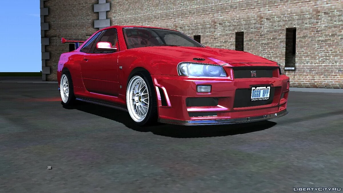 2000 Nissan Skyline GT-R R34 Omori Factory S1 / GTA San Andreas (iOS, Android)
