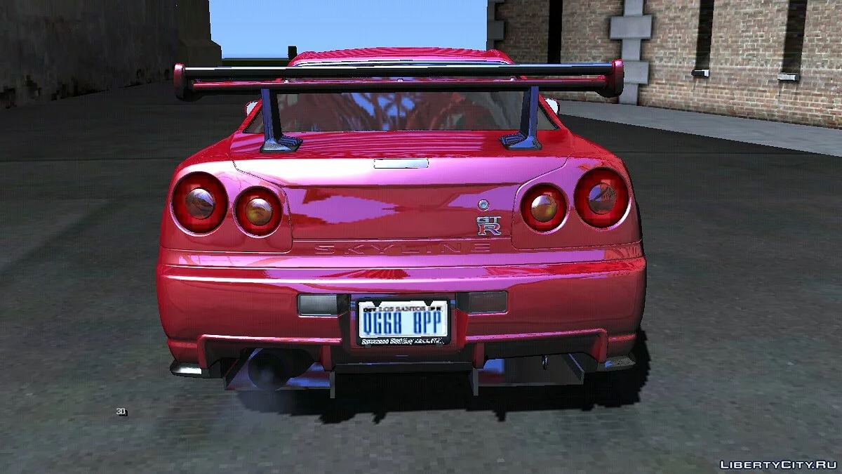 2000 Nissan Skyline GT-R R34 Omori Factory S1 / GTA San Andreas (iOS, Android)