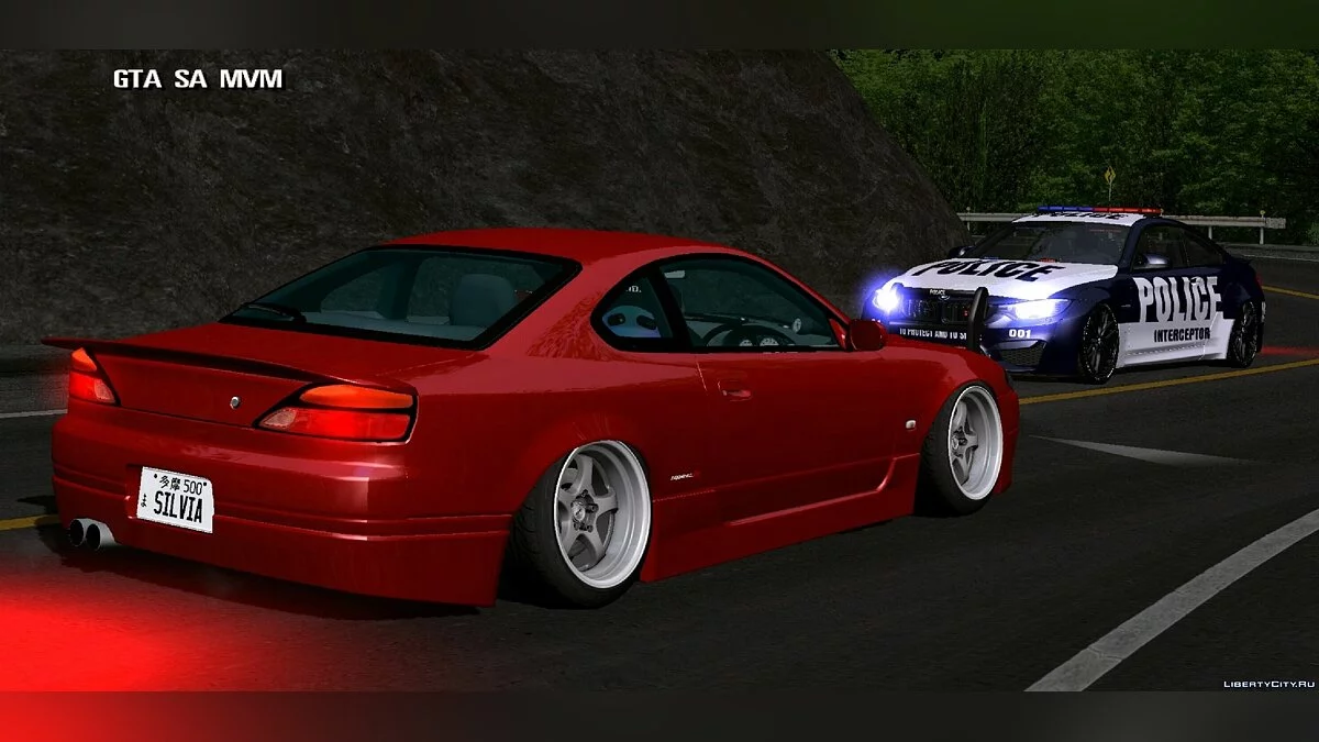 نيسان سيلفيا S15 / GTA سان أندرياس (iOS، أندرويد)
