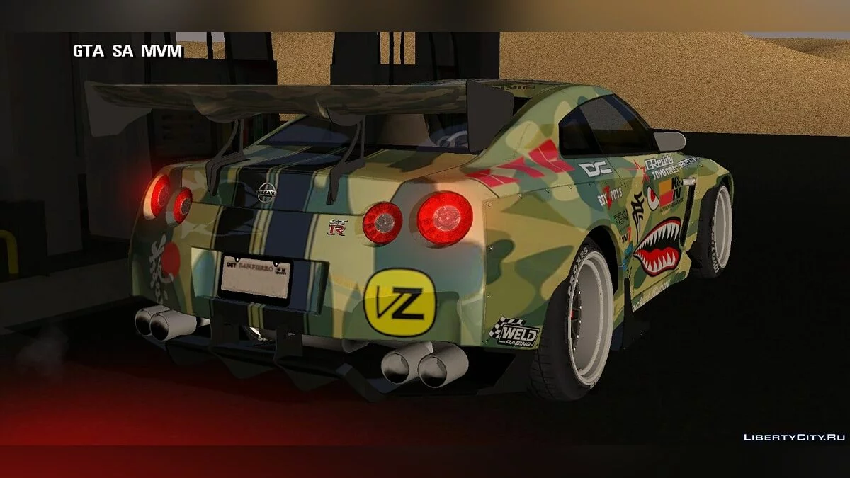 Nissan GT-R R35 / GTA San Andreas (iOS, Android)