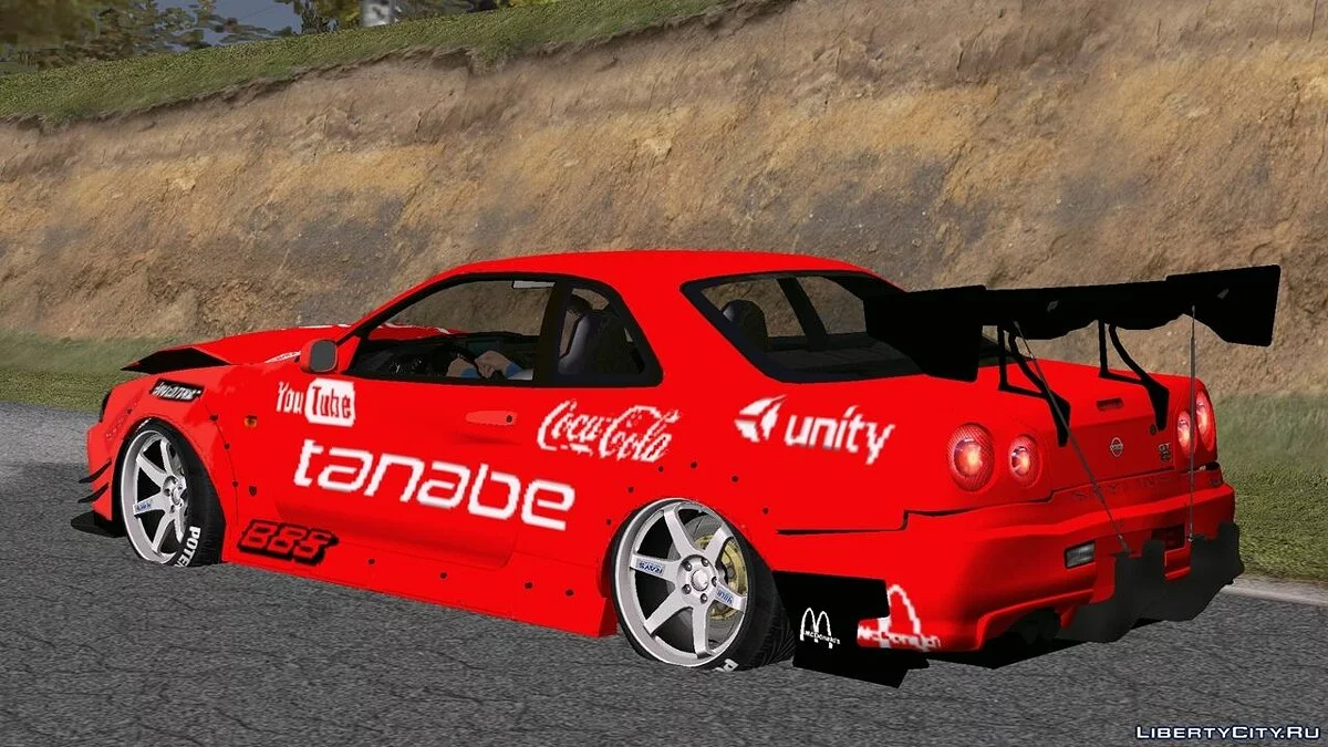 Nissan GTR R34 / GTA San Andreas (iOS, Android)