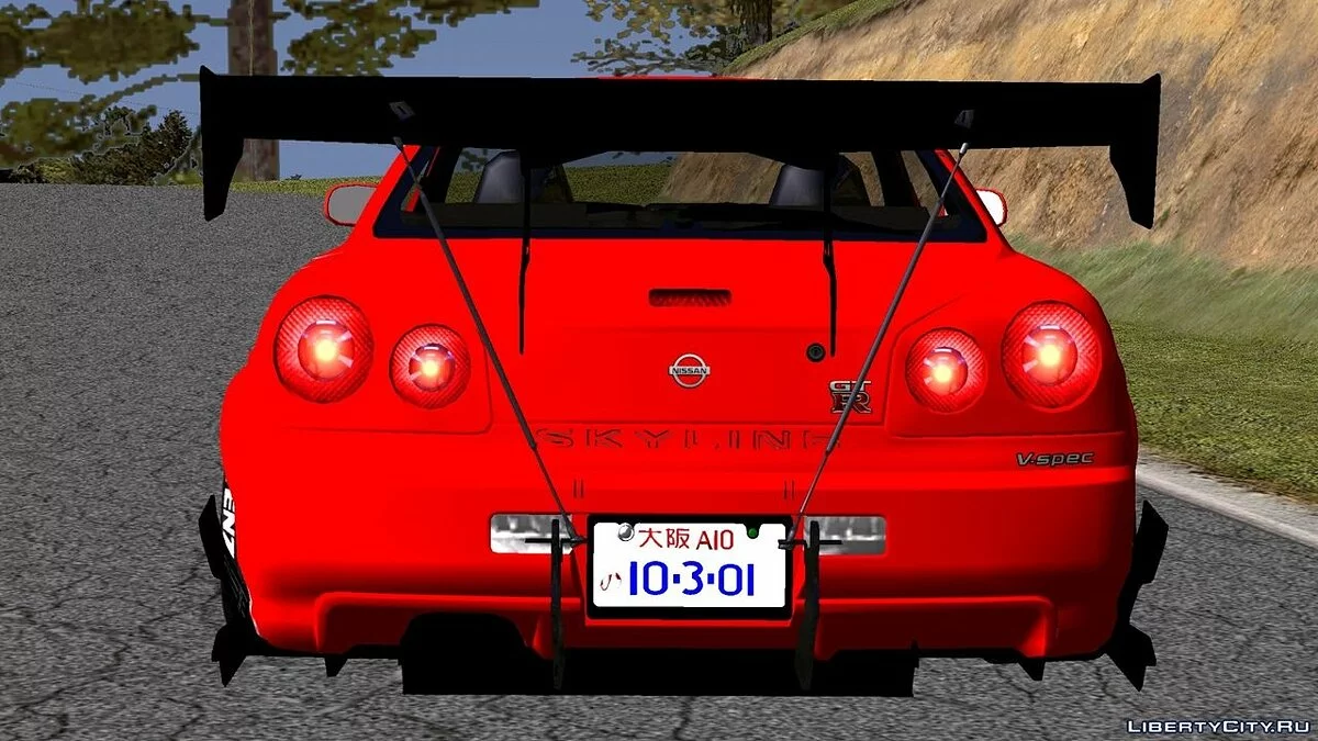 Nissan GTR R34 / GTA San Andreas (iOS, Android)