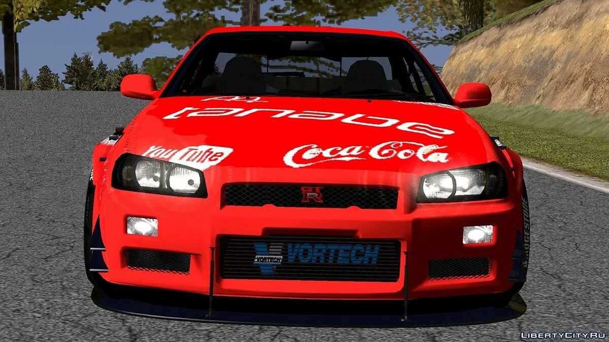Nissan GTR R34 / GTA San Andreas (iOS, Android)