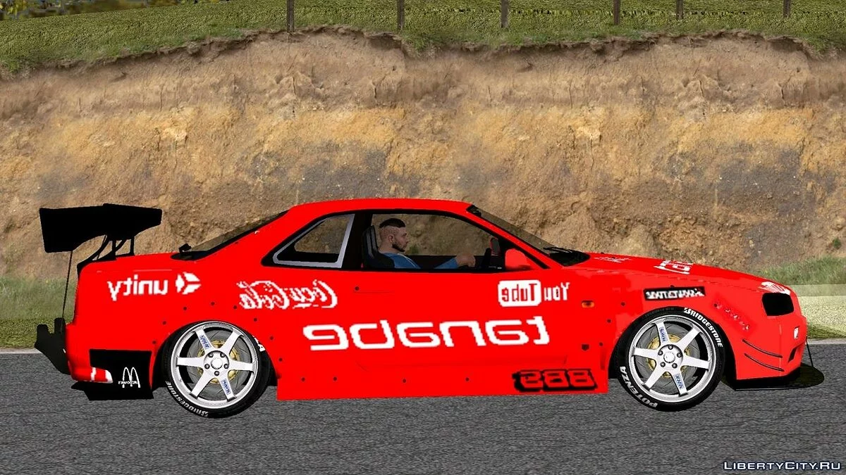 Nissan GTR R34 / GTA San Andreas (iOS, Android)