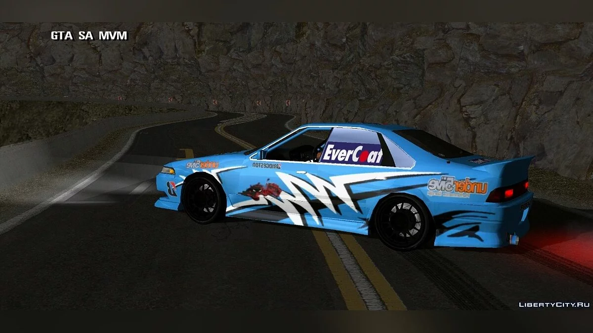 Nissan + pengaturan untuk drifting / GTA San Andreas (iOS, Android)