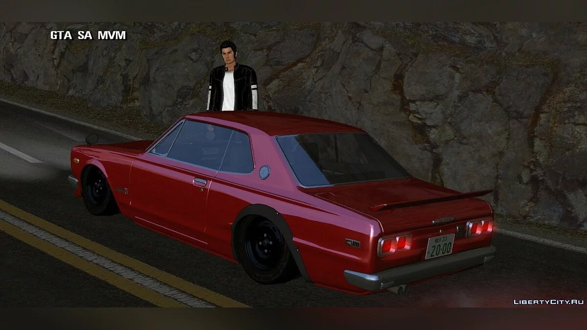 Nissan Skyline 2000GT-R KPGC10 + набір вінілів / GTA San Andreas (iOS, Android)