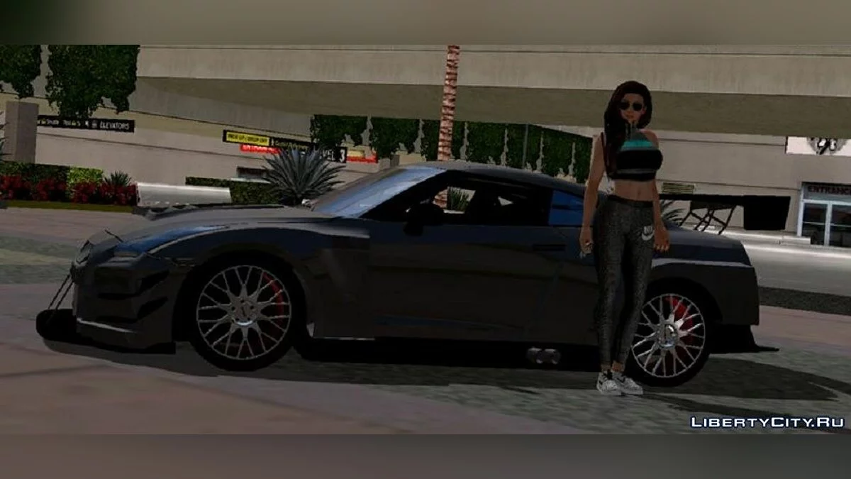 Nissan GT-R GT3 / GTA San Andreas (iOS, Android)