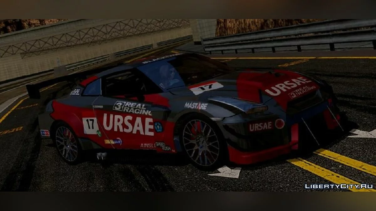Nissan GT-R GT3 / GTA San Andreas (iOS, Android)