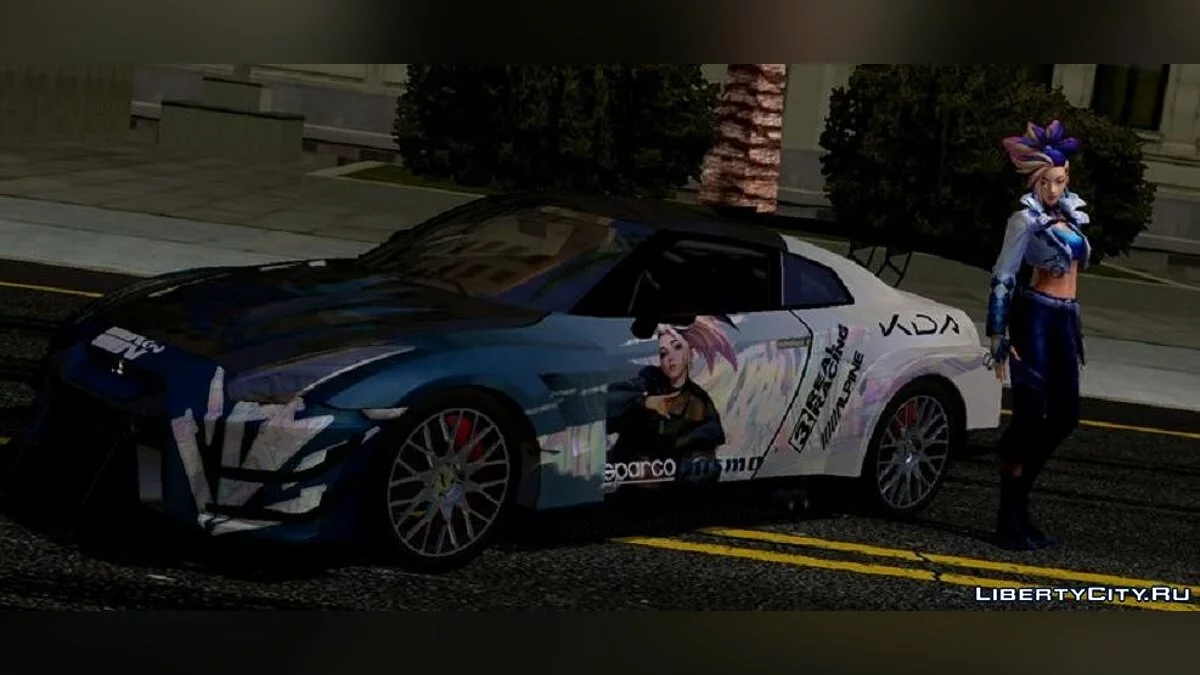 Nissan GT-R GT3 / GTA San Andreas (iOS, Android)