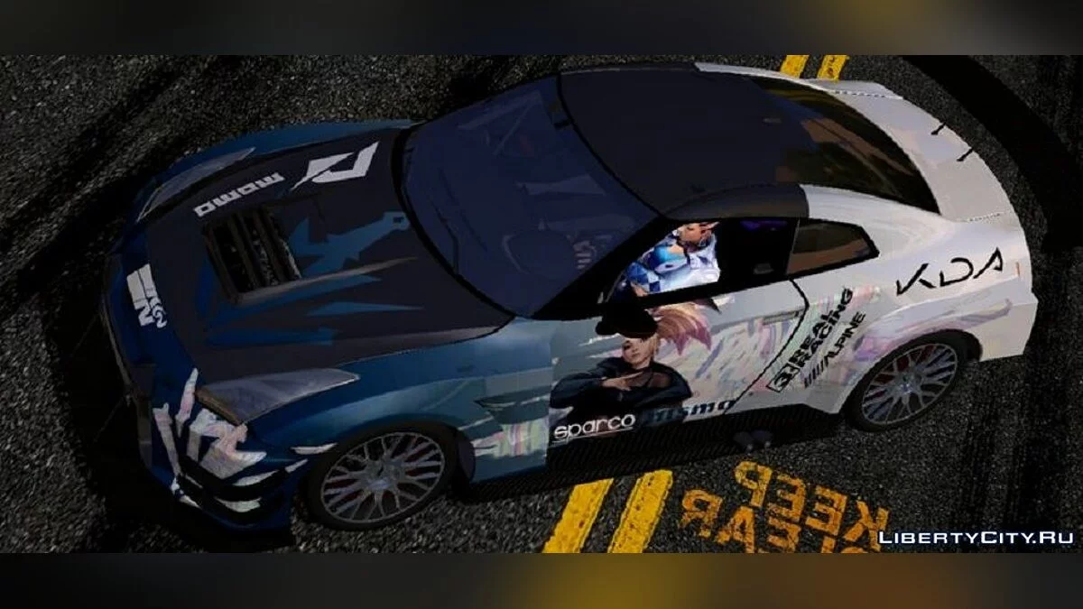 Nissan GT-R GT3 / GTA San Andreas (iOS, Android)