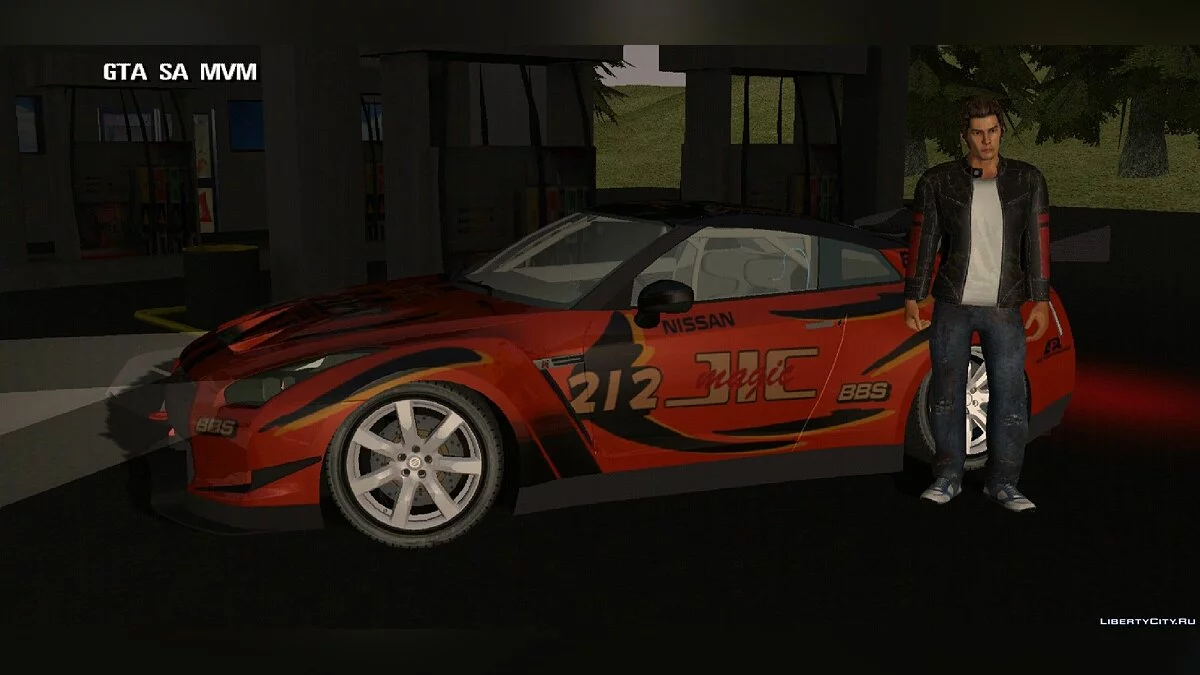 Nissan GT-R R35 + комплект вінілів / GTA San Andreas (iOS, Android)