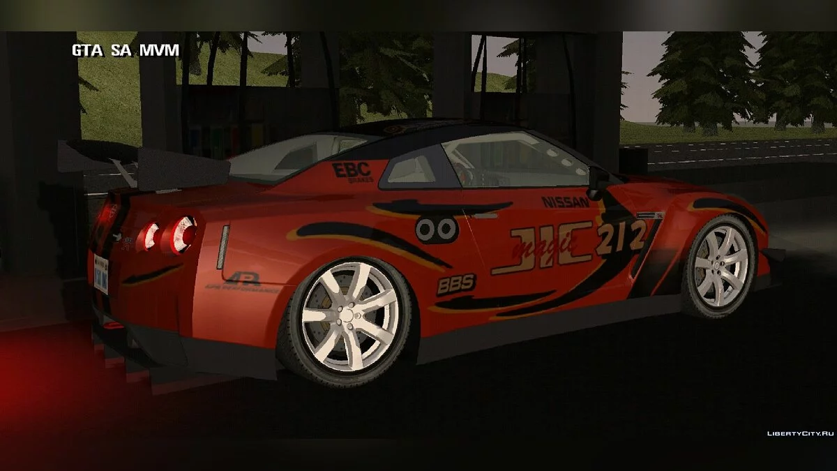 Nissan GT-R R35 + комплект вінілів / GTA San Andreas (iOS, Android)