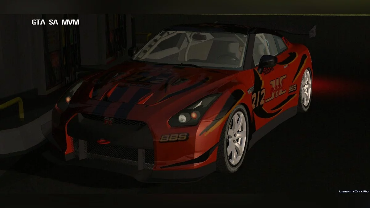 Nissan GT-R R35 + комплект вінілів / GTA San Andreas (iOS, Android)