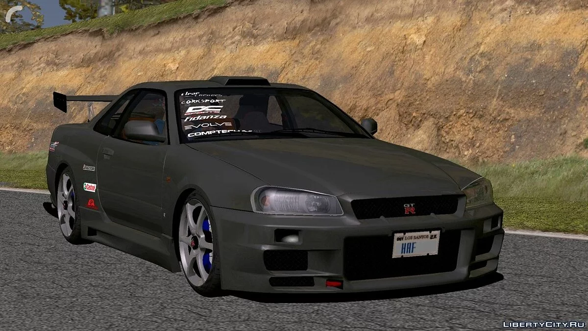 Nissan GTR R34 / GTA San Andreas (iOS, Android)